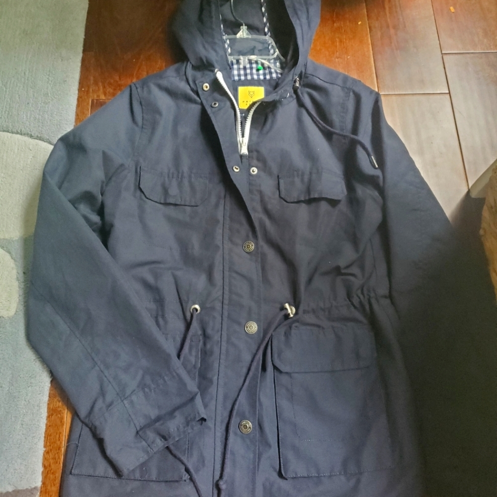 Navy blue prince & fox jacket size medium women's